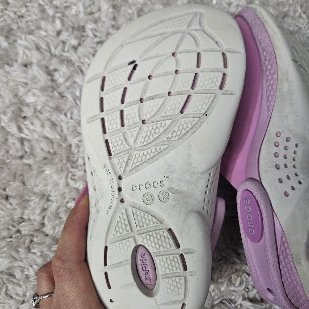 CROCS Kids White and Pink